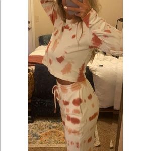 Matching Tye dye Sweatshirt/sweatpants Set